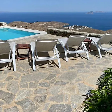 Villa With Private Pool And Exceptional Sea View كيثنوس