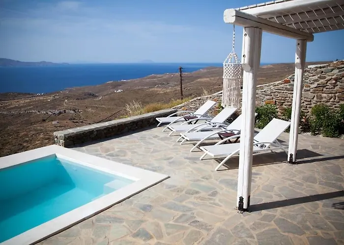 Сasa de vacaciones With Infinity Pool And Exceptional Sea View Kithnos